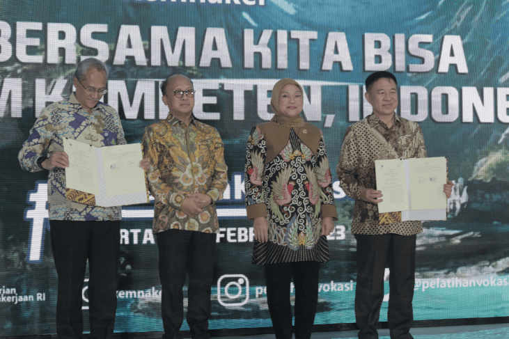 Demi Wujudkan Indonesia Emas 2045, Kemnaker Dorong Sinergisitas Program Pelatihan Vokasi Dan Perluasan Kesempatan Kerja